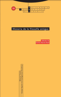Image of HISTORIA DE LA FILOSOFÍA ANTIGUA